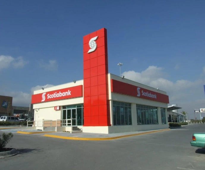 Anuncios y señalizacion de bancos